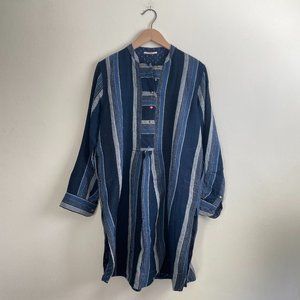 Pero Handmade in Italy 100% Wool Striped Tunic
